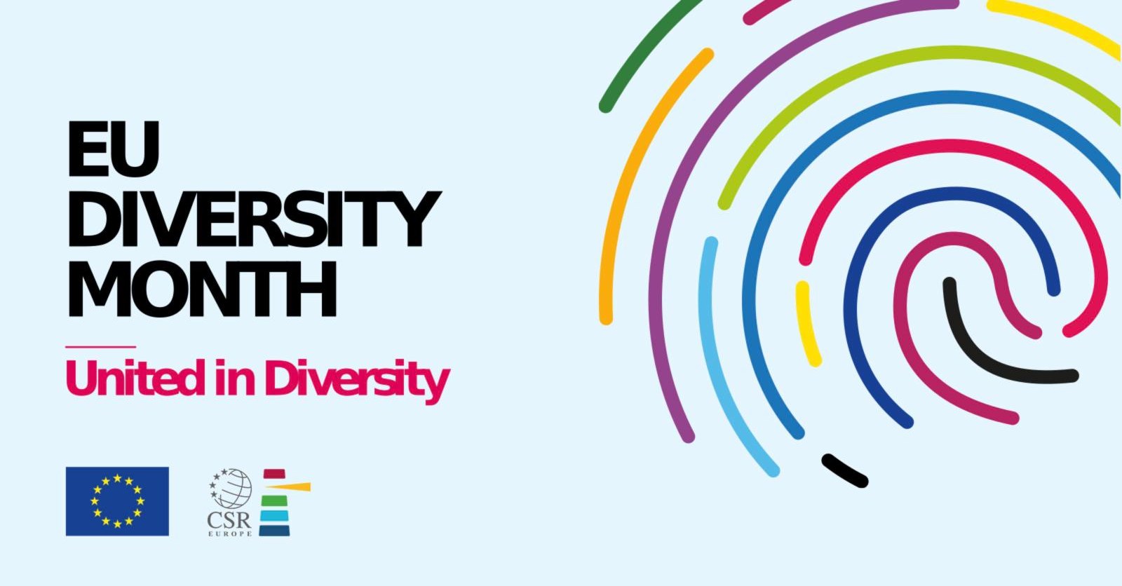 EU Month of Diversity campaign visuals